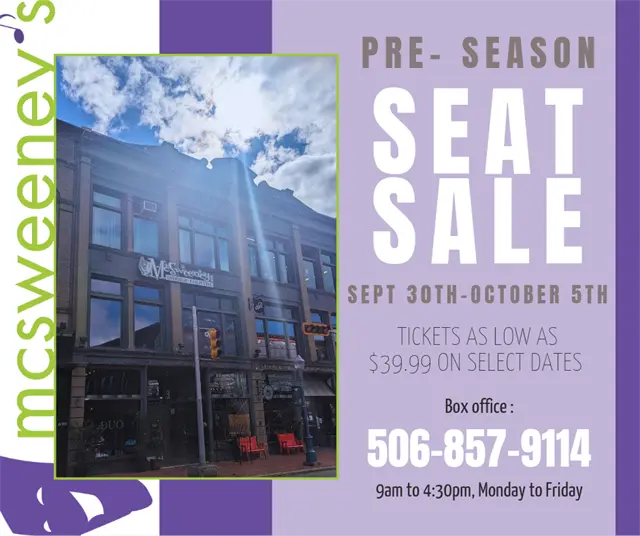 McSweeney Seat Sale